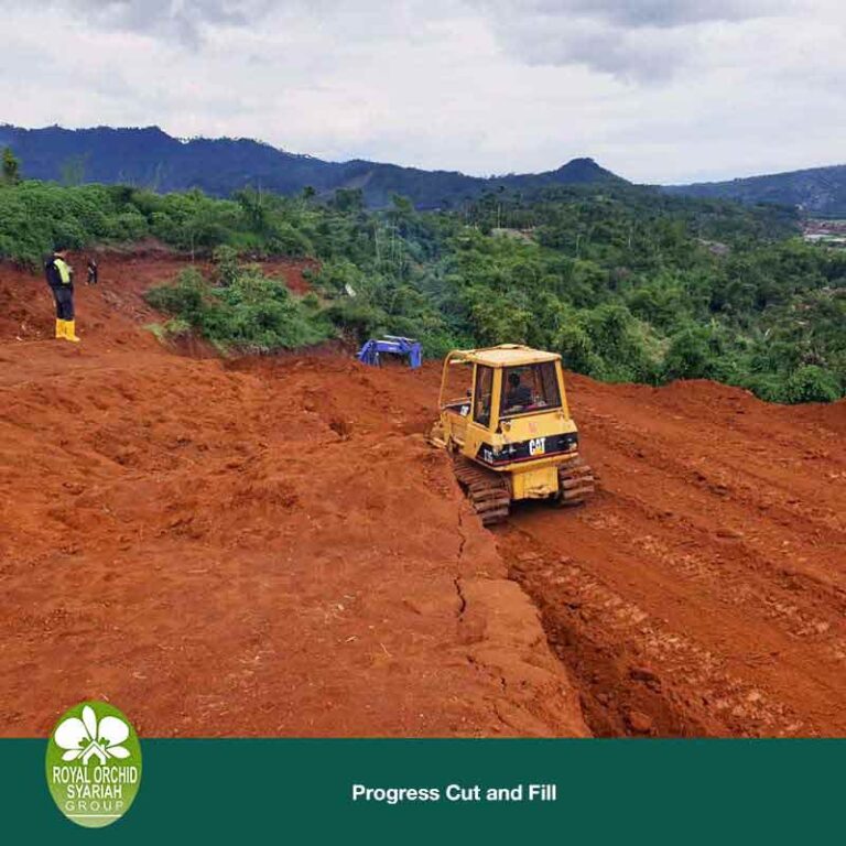 progres royal orchid village perumahan syariah ciwidey